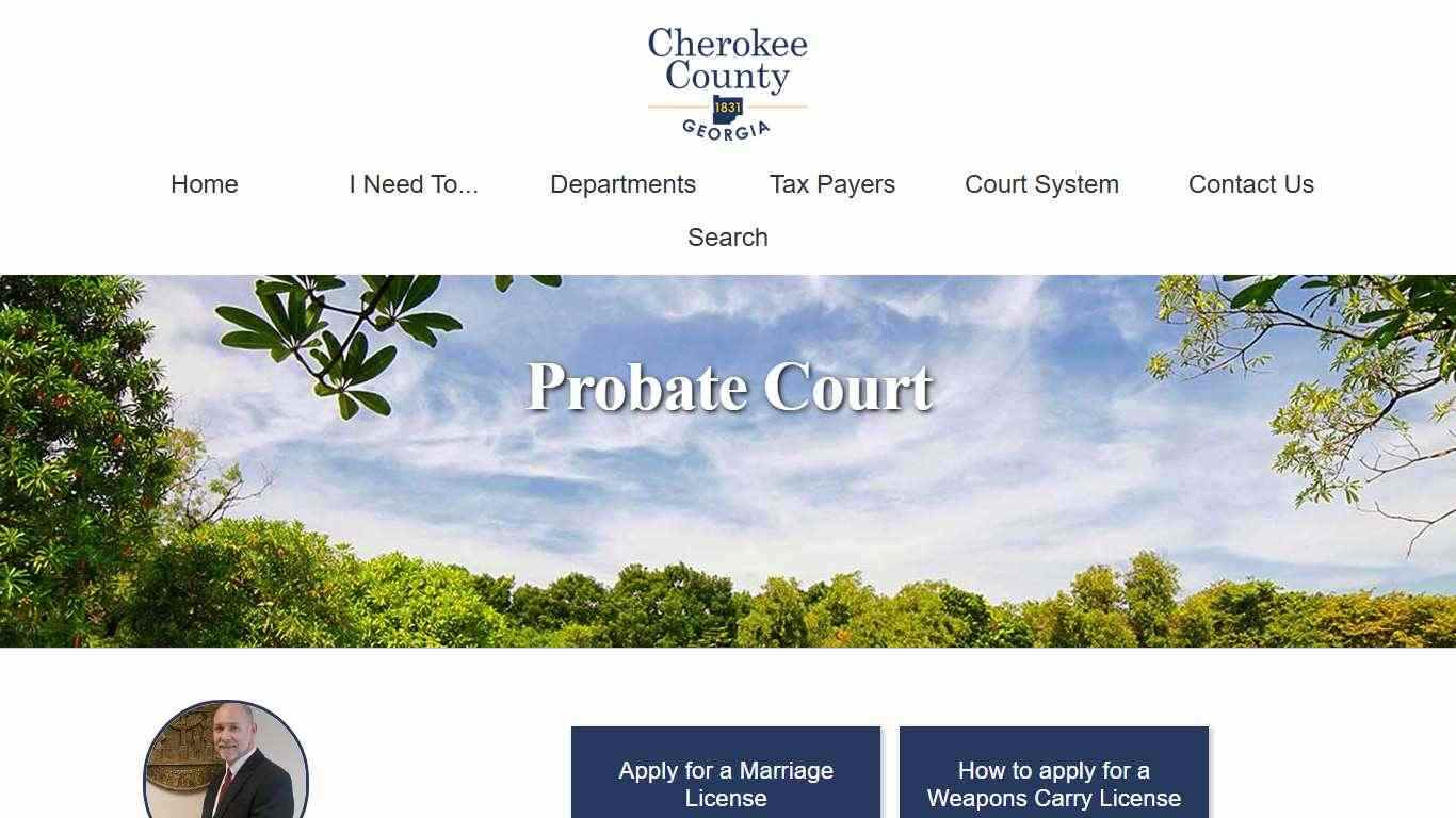 Probate Court | Cherokee County, Georgia