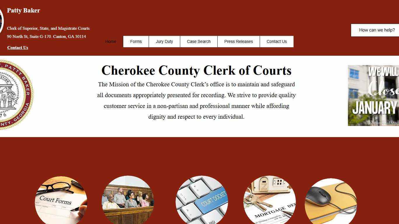 Cherokee County Clerk of Courts